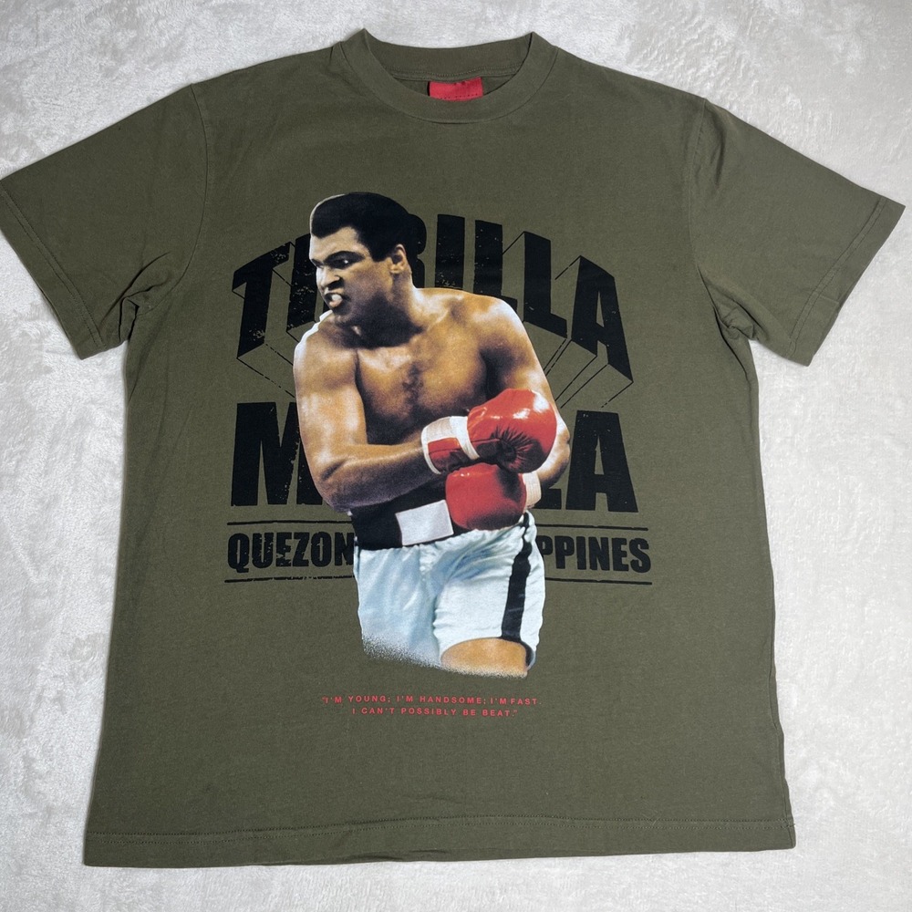 Shoe Palace Men's M Muhammad Ali "Thrilla in Manila" graphic t-shirt Vintage EUC
